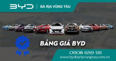 Bảng giá Byd mới nhất, chương trình mua xe Byd ưu đãi tại TpHCM