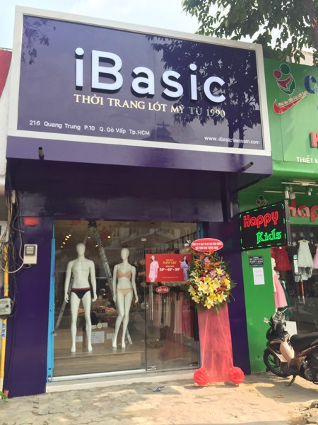 Cửa hàng đồ lót nữ, nam iBasic Quận Gò Vấp