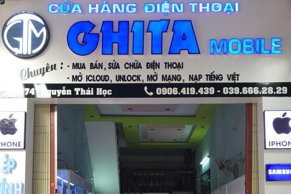 Cửa hàng điện thoại GhiTa Mobile Quy Nhơn