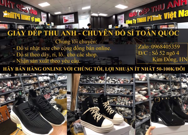 Top xưởng sỉ giày nam giá rẻ chất lượng tại H.Phú Xuyên, Hà Nội