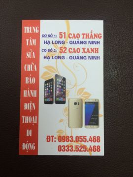 Cửa hàng sửa chữa điện thoại 52 Cao Xanh - TP.Hạ Long, Quảng Ninh