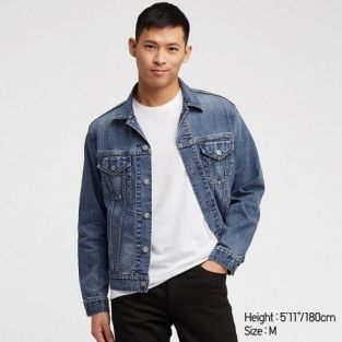 Top shop bán áo khoác denim cho nam chất trên đường Quang Trung