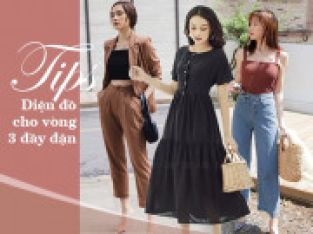 Những cách phối đồ cho nữ cho vòng 3 căng tròn đầy