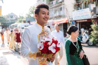 Top shop áo dài chú rể giá rẻ uy tín tại Cần Giờ, TPHCM
