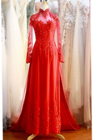 Top shop bán áo dài cưới giá rẻ uy tín tại Quận 4, TPHCM
