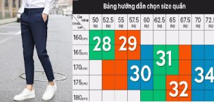 Làm thế nào để chọn size quần tây nam chuẩn nhất?