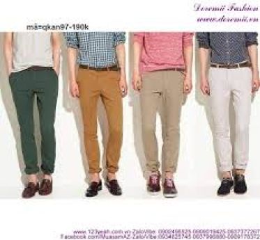 Top shop bán quần kaki,chinos cho nam đẹp trên đường Âu Cơ
