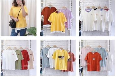 Top shop bán áo thun cho nữ trẻ trung tại Bình Dương